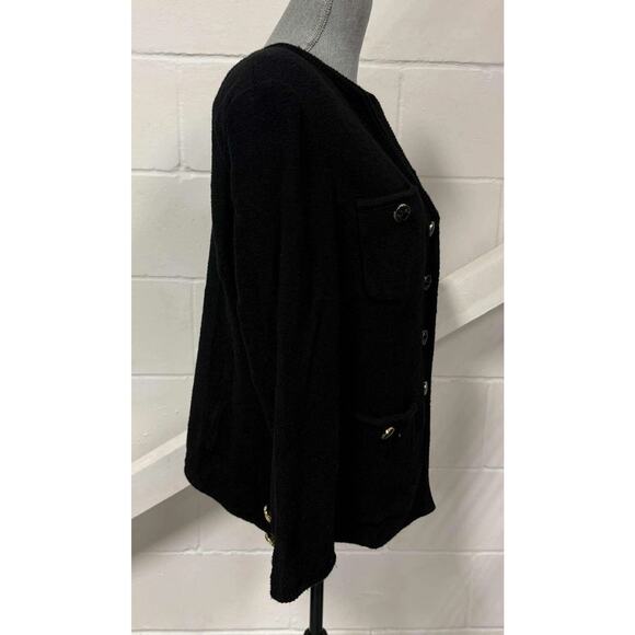 St. John Collection by Marie Gray Women’s Size 16 Knit Button Cardigan Sweater - Picture 5 of 13